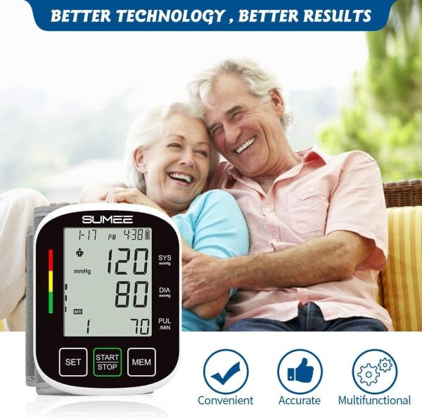 Wrist Blood Pressure Monitor Automatic BP Machine with Large Backlit - Image 5