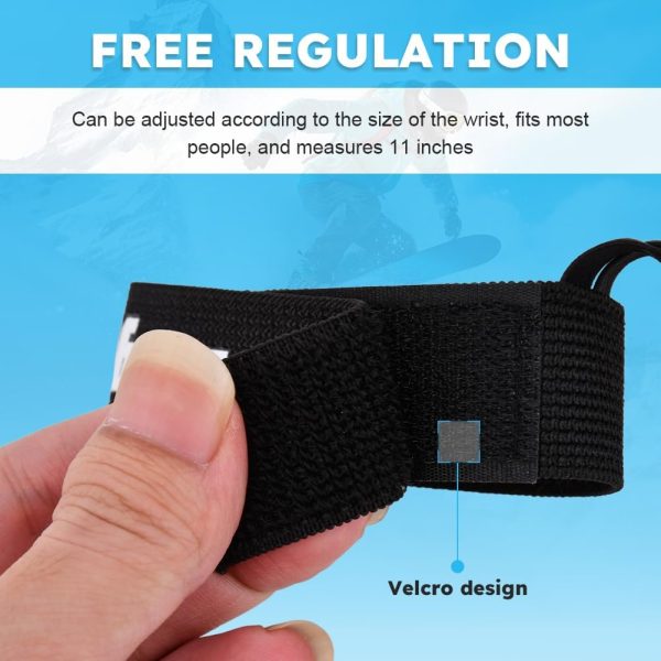 4Pcs Sport Glove Saf-ety Strap,Ski Glove Leash,Elastic Ski Glove Leash - Image 6