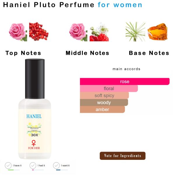 Haniel Pheromone Perfume Oil for Women - Classic Elegance Meets Rose Notes, - Image 2