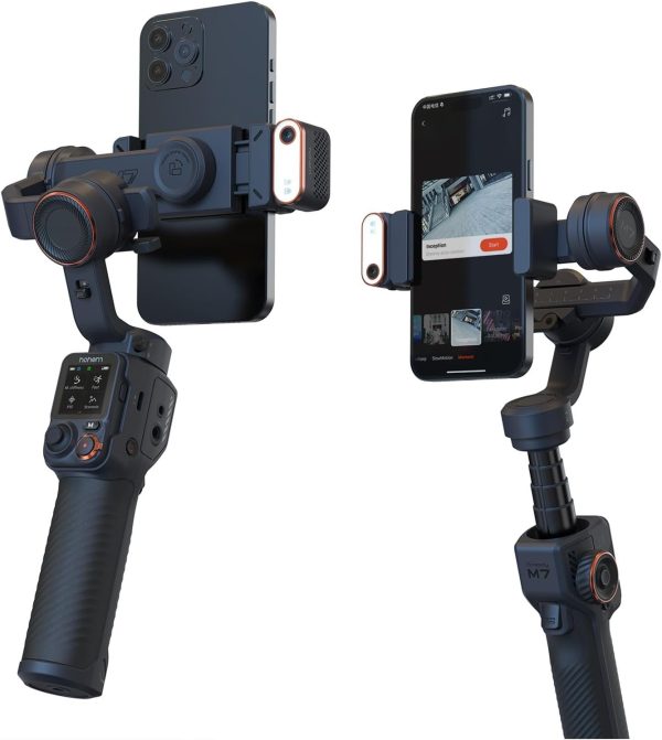 Hohem iSteady M7 AI Tracking Smartphone Gimbal 3-Axis Phone Stabilizer with - Image 3