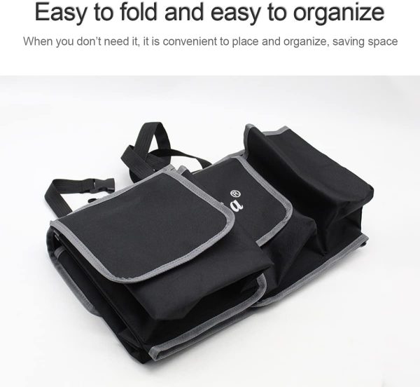 Car Trunk Organizer and Storage, Backseat Hanging Organizer for SUV, Truck, - Image 6