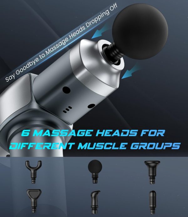 Massage Gun, Deep Tissue Massage Gun for Pain Relief, Handheld Electric - Image 5