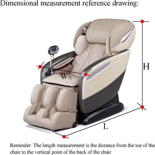Massage Chair Cover, Dustproof Massage Chair Protector Zero Gravity Full - Image 7