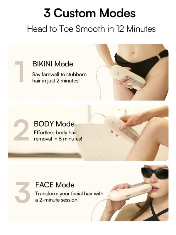 Laser Hair Removal Device for Women and Men, INIA Fond Hair Remover with - Image 5