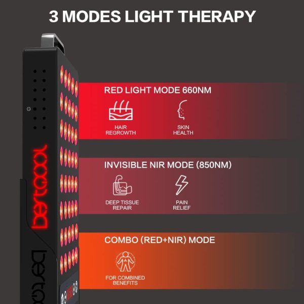 Bestqool Red Light Therapy for Face, Body. Portable Red Light Therapy Dual - Image 6