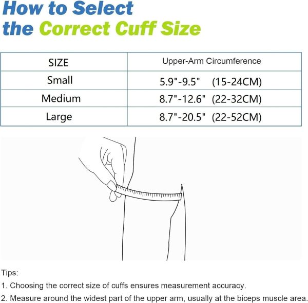 Pediatric Blood Pressure Cuff for Kids & Women - Small Child BP Cuff - Image 2