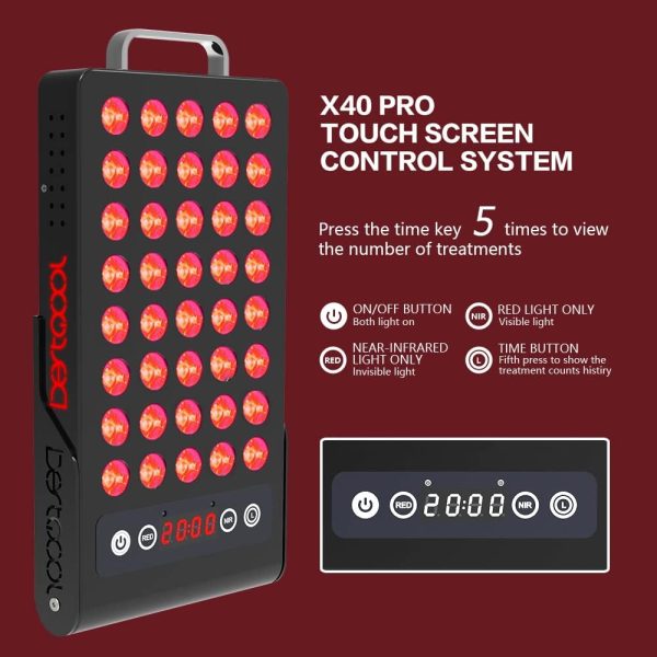 Bestqool Red Light Therapy for Face, Body. Portable Red Light Therapy Dual - Image 7