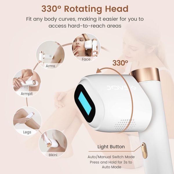 JOVS Laser Hair Removal, [24J Energy] IPL Hair Removal for Women and Men, - Image 7
