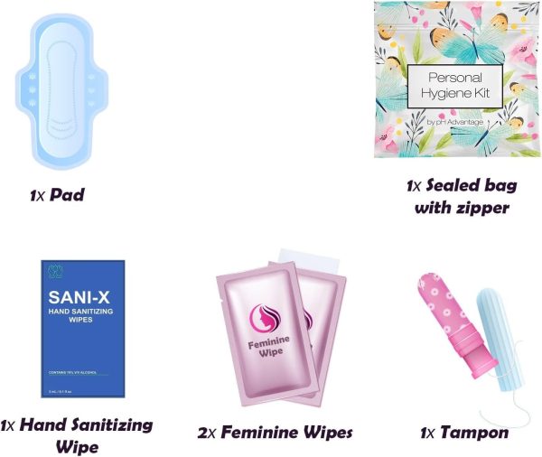 Menstrual Kit All-in-One 10 Pack | Convenience on The Go | Period Kit Pack - Image 2