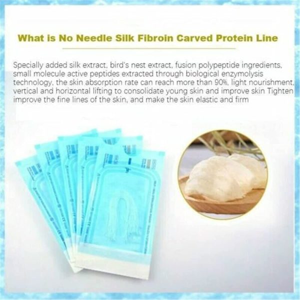 Instant Face Protein Thread, Absorbable Collagen Thread for Face Lift, - Image 5