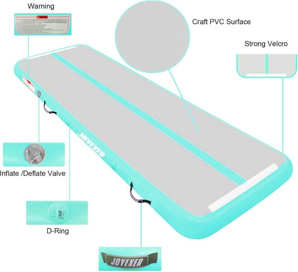 Inflatable Air Gymnastics Mat 6.6ft 10ft 13ft 16ft Tumbling Training Mat - Image 4