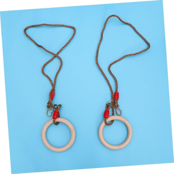 BESPORTBLE 1 Pair Indoor Fitness Ring Gymnastics Pole Climbing Frame - Image 2