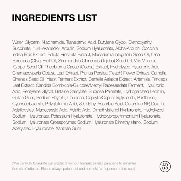 Anua 10% Niacinamide+ 4% Tranexamic Acid Serum, Ceramide, Hyaluronic Acid, - Image 7