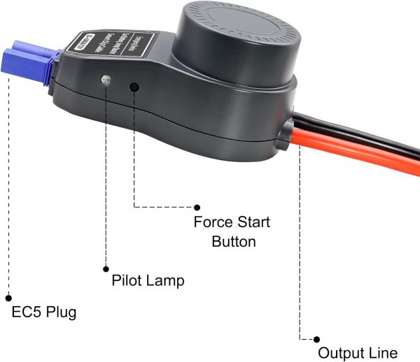 Smart Jump Starter Clamp, Multi-Protection Portable Automotive Emergency - Image 4