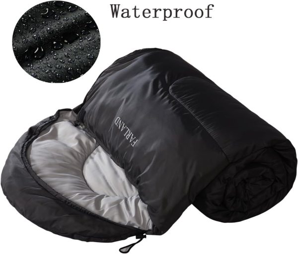 FARLAND Sleeping Bags 20℉ for Adults Teens Kids with Compression Sack - Image 3