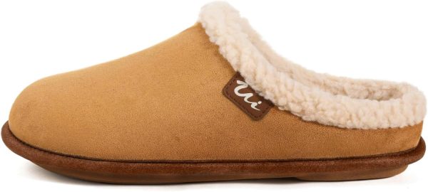 ULTRAIDEAS Women's Warm Memory Foam Slippers, Slip-on Ladies Slippers with - Image 4