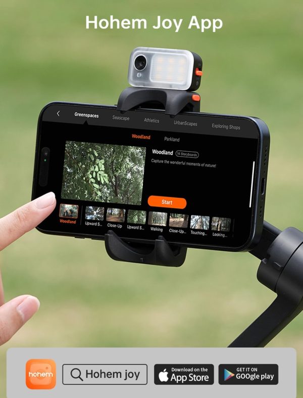 hohem iSteady V3 Gimbal Stabilizer for Smartphone, AI Tracker Fill - Image 7