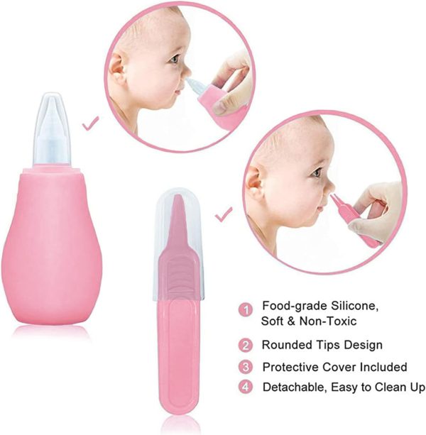 Baby Grooming Kit, Infant Safety Care Set with Hair Brush Comb Nail Clipper - Image 3
