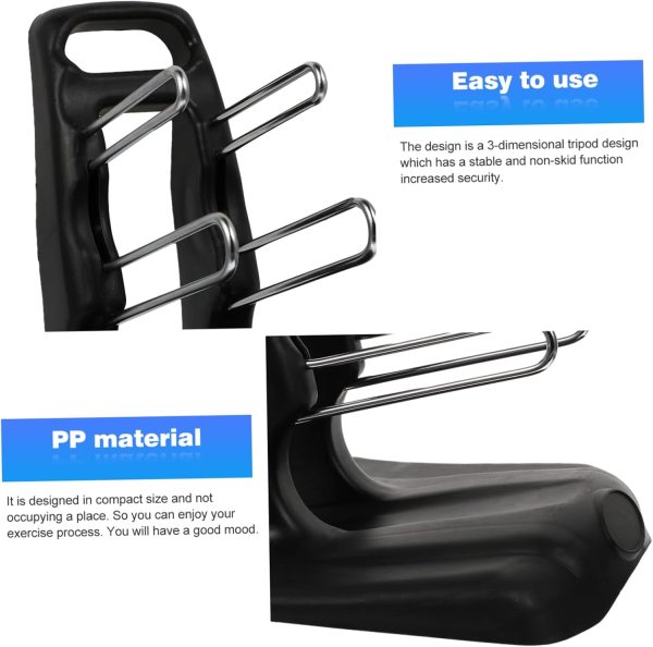 Dumbbell Rack Stand Station Accessories Holder Barbell Clamps Collars - Image 3