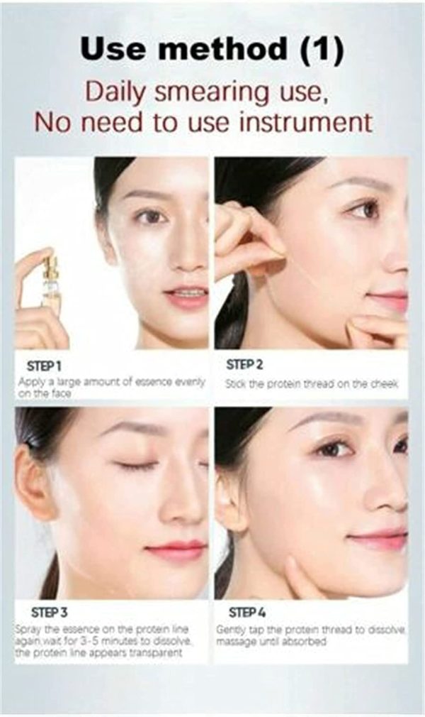Instant Face Protein Thread, Absorbable Collagen Thread for Face Lift, - Image 7