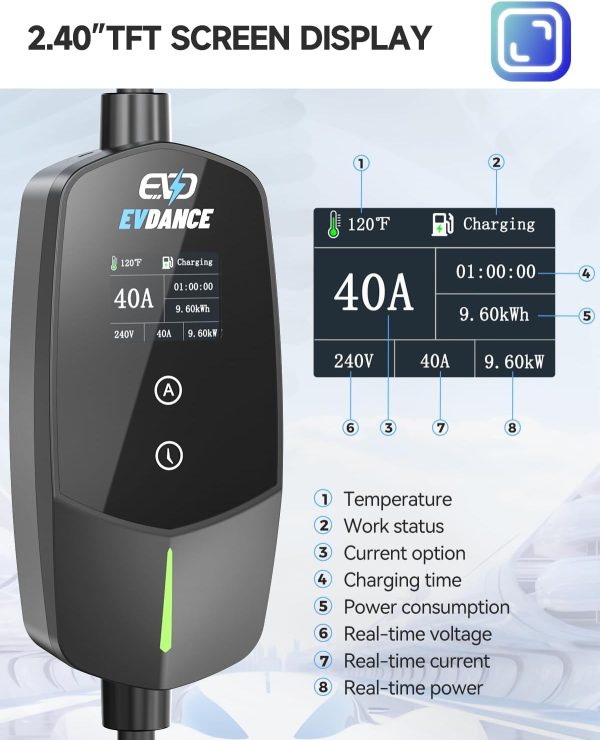 Level 2 EV Charger for Home - 40Amp EV Charger Level 2 NEMA 14-50 EV - Image 5