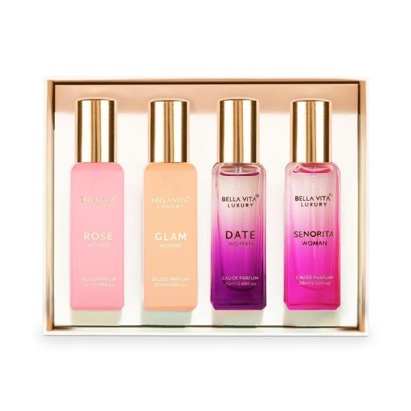 Bharahi Be.lla Vi.ta Lux.ury Wo.man Ea.u De Par.fum Set of 4x20 ml for - Image 7