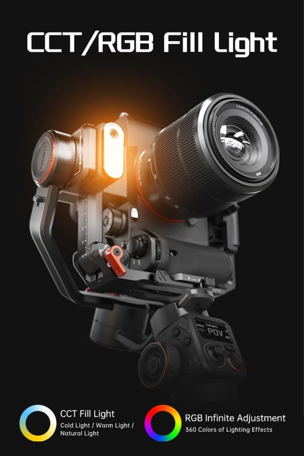 Hohem iSteady MT2 Kit Camera Stabilizer with AI Tracker/Magnetic Fill - Image 4