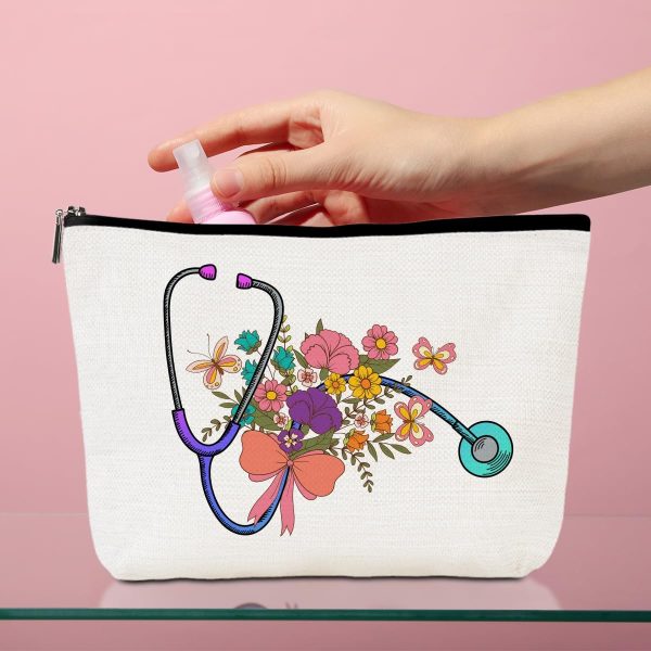 Nurse Cosmetic Bag Nurse Gifts Nurse Appreciation Birthday Makeup Bag Nurse - Image 4