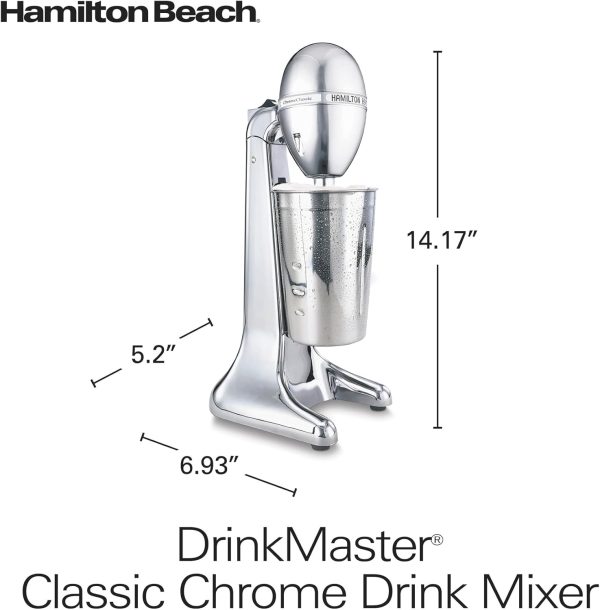 Hamilton Beach DrinkMaster Electric Drink Mixer, Restaurant-Quality Retro - Image 8