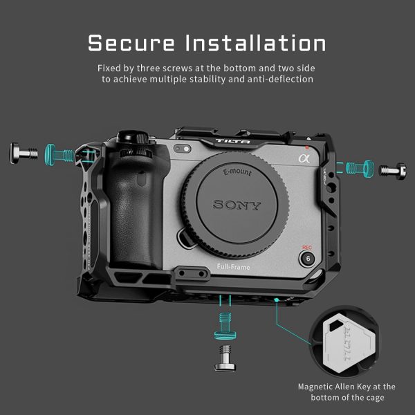Tilta Camera Cage Pro Kit Compatible with Sony FX3/FX30 V2 | Includes Cage, - Image 8