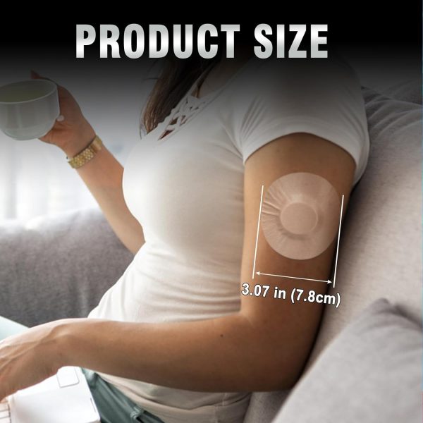 Carbou Freestyle Libre 2/3 Sensor Covers,20PCS Freestyle Adhesive Patches - Image 3