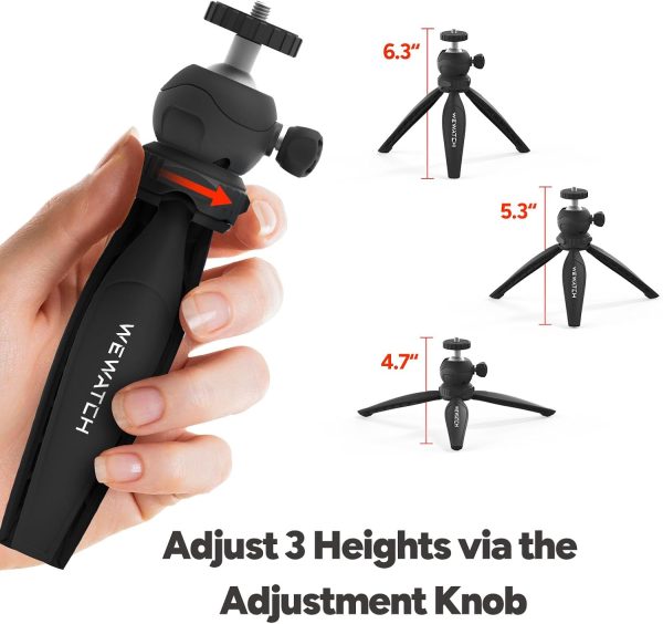 WEWATCH PS102 Mini Projector Tripod Stand for Projector with 360° Ball - Image 2
