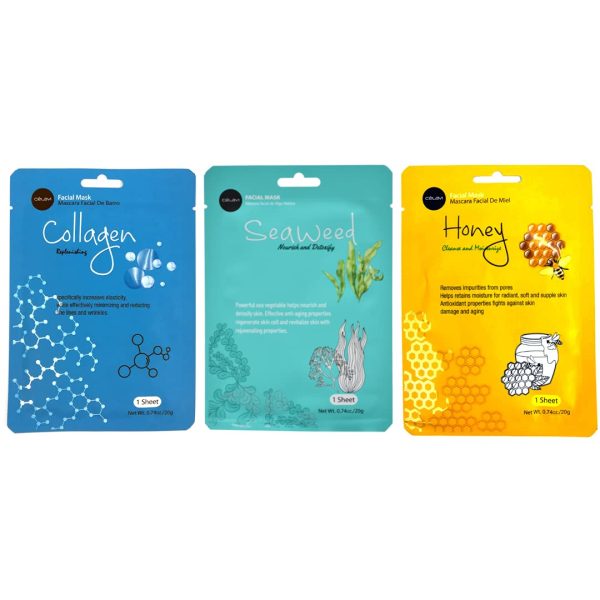 Celavi Essence Facial Sheet Face Mask Variety Set Classic Authentic Korean - Image 6