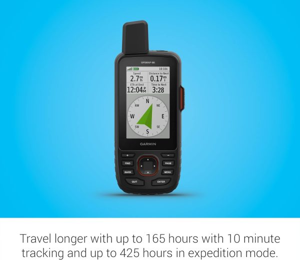 Garmin GPSMAP 67i Rugged GPS Handheld with inReach® Satellite Technology, - Image 3