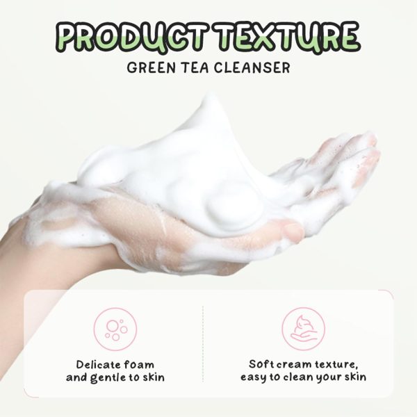 6-In-1 Korean Facial Skin Care Set Essential for Daily Moisturizing, Green - Image 7