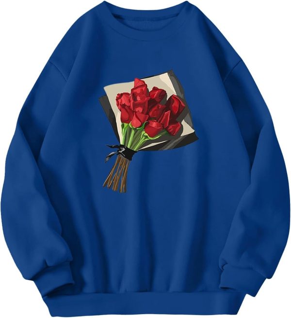 ChicCrate Oversized Sweatshirt for Women Graphic Crewneck Cute Winter - Image 3