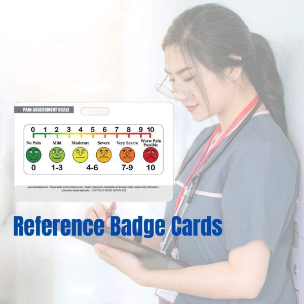 Essential CNA/MA/Tech Horizontal Reference 7 Badge Card Set - Perfect for - Image 3
