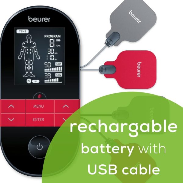 Beurer EM59 Digital TENS/EMS Device with Heat Function for Pain Management - Image 7