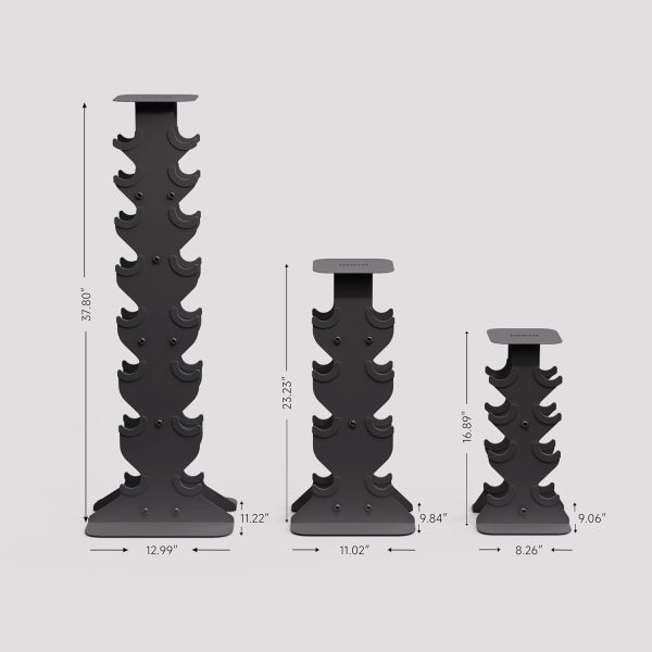 Dumbbell Racks, Space Saving Solution, Sturdy Cast Iron, Home Workout - Image 4