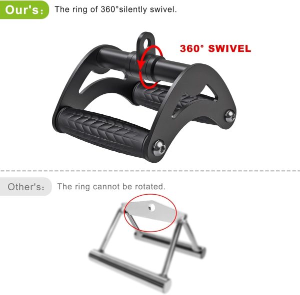 SELEWARE Triceps LAT Pulldown Attachments Home Gym Workout Accessories with - Image 3