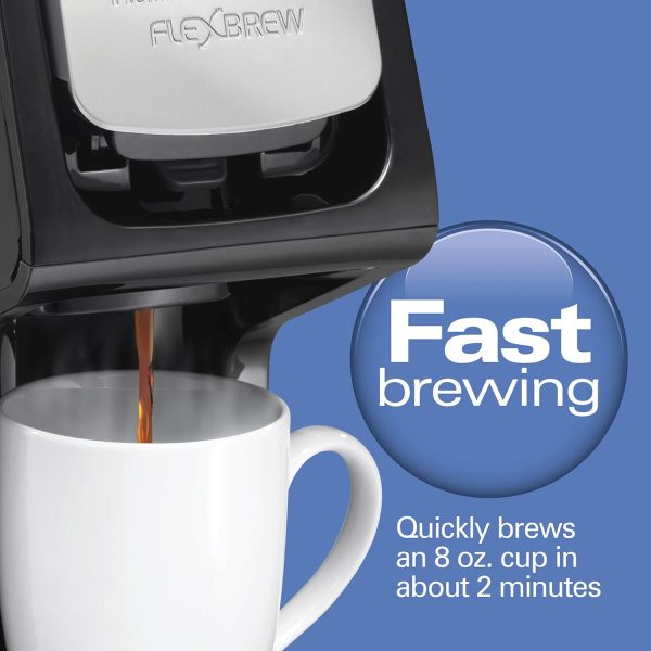 Hamilton Beach 49900 FlexBrew Single-Serve Coffee Maker Compatible with Pod - Image 3