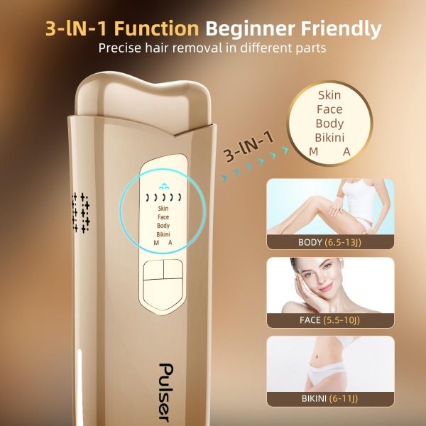 IPL Hair removal for men and women. permanent result with 5 levels energy - Image 3