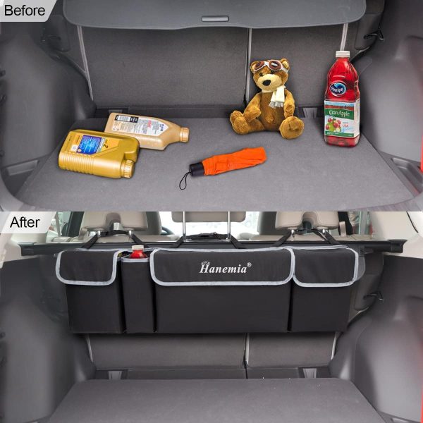 Car Trunk Organizer and Storage, Backseat Hanging Organizer for SUV, Truck, - Image 4
