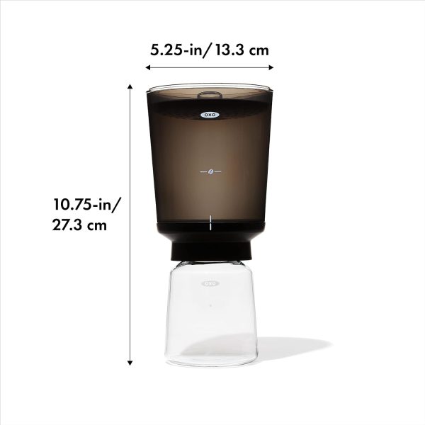 OXO Brew Compact Cold Brew Coffee Maker,Black - Image 7