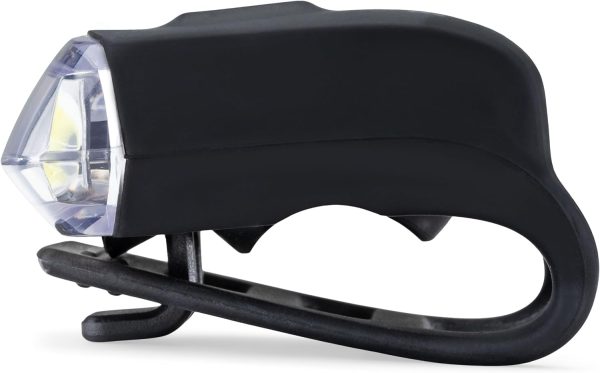 Schwinn LED Quick Wrap Bike Lights Set, Battery Powered Front Headlight and - Image 7