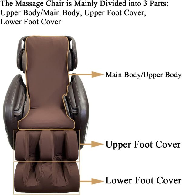 Massage Chair Cover Protector Fitted, ull Body Massage Chair Sofa Covers - Image 5
