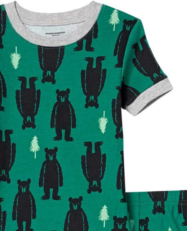 Amazon Essentials Unisex Kids' Snug-Fit Cotton Pajama Sleepwear Sets - Image 2