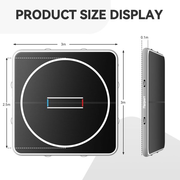 FBSPORT Inflatable Wrestling Mat 13ft /10ft /5ft, Outdoor and Indoor PVC - Image 4