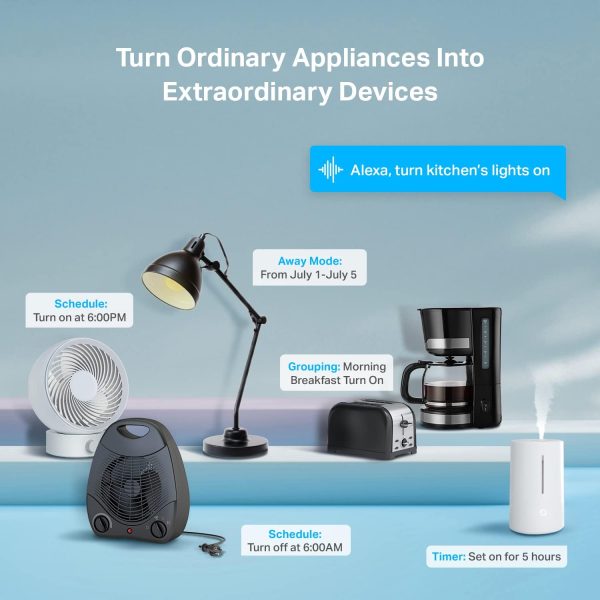 Kasa Smart Plug Mini 15A, Smart Home Wi-Fi Outlet Works with Alexa, Google - Image 4