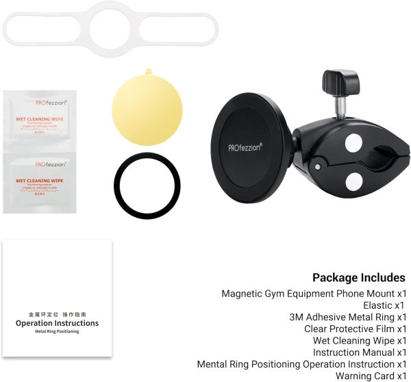 Phone Holder Mount Magnetic Accessories: Fitness Equipment Gym Motorcycle - Image 10